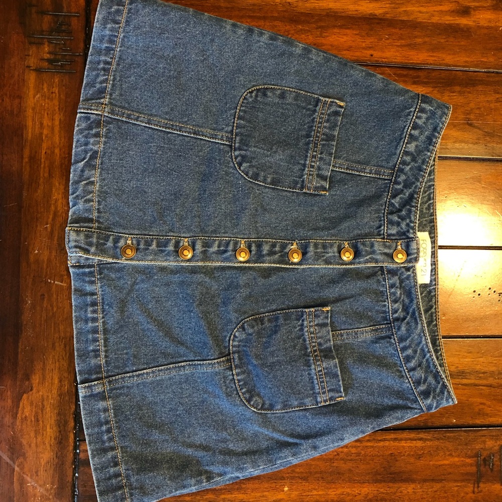 Forever 21 jean skirt